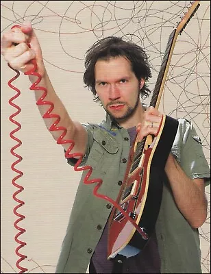 Paul Gilbert With His Signature Ibanez Guitar 8 X 11 Color Pin-up Photo 2BB • $4