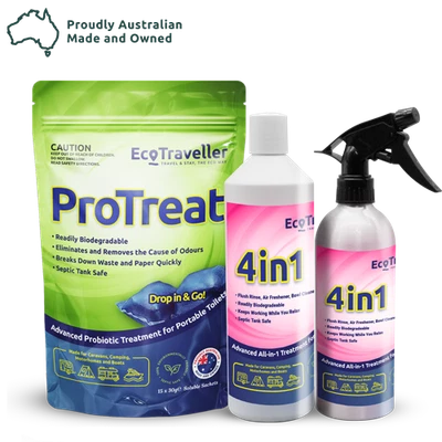 $153.96 • Buy ProTreat Caravan Toilet Chemical Starter Pack. Camping Yacht Portable Toilet