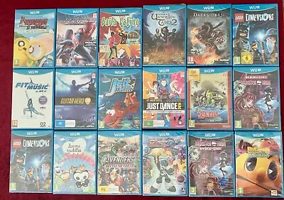 NEW SEALED Nintendo Wii U PAL Games: Select From Drop Down. • $25