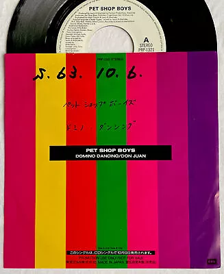 PET SHOP BOYS -Left To My Own Devices- Rare Japanese White Label Promo 7” /Vinyl • $73.98