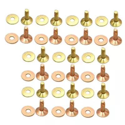 Rivets And Burrs Washers Fastener Permanent For   Bridles Leather • $15.76