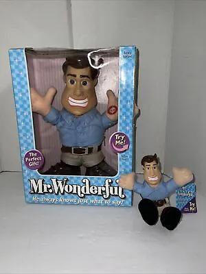 Mr. Wonderful Talking Doll Toy (2003) And Bonus Mini Mr. Wonderful Doll Keychain • $39.99