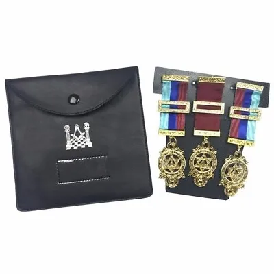 Masonic Regalia Pocket Jewel Holder / Wallet Carry Case Small Medium Large • $40