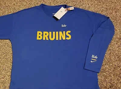 UCLA Bruins Adult XL Nike Long-sleeve Shirt! New With $48 Tags! • $19.99