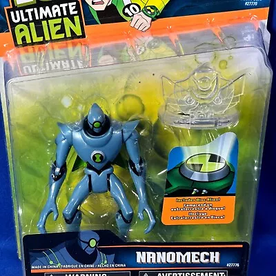 New NANOMECH 4  Ben 10 ULTIMATE ALIEN Action Figure DISC ALIEN -  2010 Bandai • $44.95