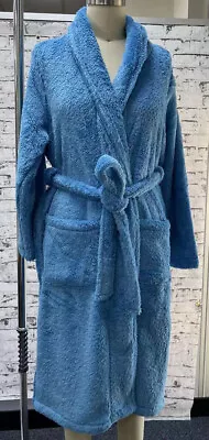 $49.95 • Buy Ladies Blue Winter Coral Fur Dressing Gown Bath Robe (NF-1)