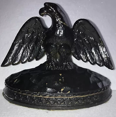 Vintage Hamilton Eagle Door Stop Spread Wing Cast Iron Patriotic Bookend • $29.99