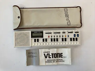 Vintage Casio VL-Tone VL-tone  VL 1 Electronic Keyboard Synthesizer W/ Soft Case • $109.74