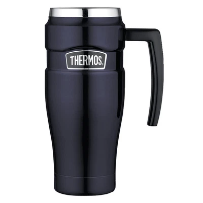 $34 • Buy NEW Thermos Stainless Steel King Travel Mug Blue 470ml
