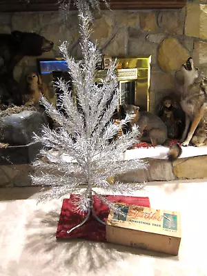 Vintage Sparkler 4' Aluminum Christmas Tree Complete STUNNING!  ( 12a) • $325