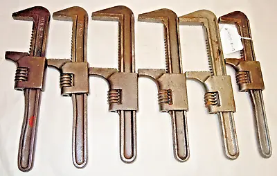 Auto Wrenches Lot Of (6) Vintage Auto Monkey Wrenches • $71.40