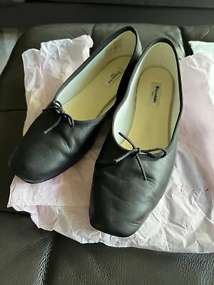 Repetto LILOUH BALLERINAS Black Flats 38 (worn Only Twice) • $279