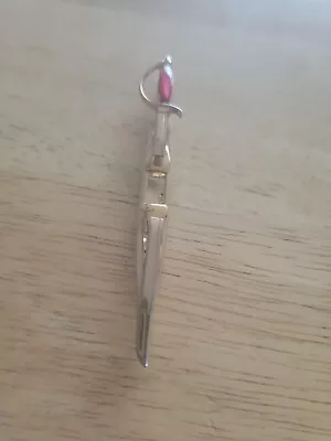 Vintage Swank Gold Toned Sword Tie Clip • $8