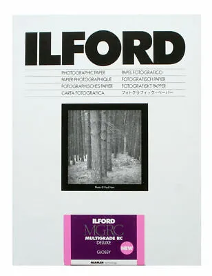 Ilford Multigrade V RC Deluxe Glossy Paper / 20.3x25.4cm / 8x10inch / 100 Sheet • £74.95