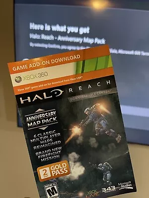 Halo Reach Anniversary Map Pack (Xbox 360) • $19.95