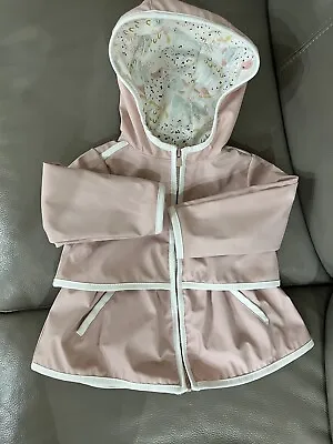 £7.50 • Buy Baby Girl Cynthia Rowley Raincoat Water-resistant Jacket 9-12 Months Pink