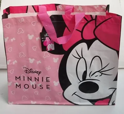 Disney Minnie Mouse Large Reusable Woven Shopping Bag Tote Bag - Brand New • £3.99