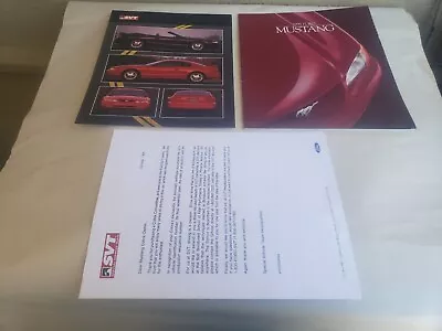 MUSTANG 1995 Dealer Brochures & Purchase Letter COBRA CONVERTIBLE Saleen Roush • $35