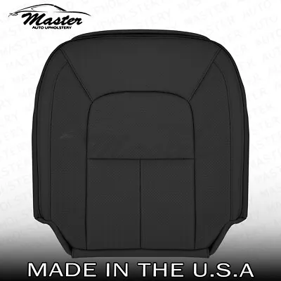 Replacement Fits 2008 - 2016 Volvo S80 Driver Bottom Perforated Black Seat Cover • $166.72