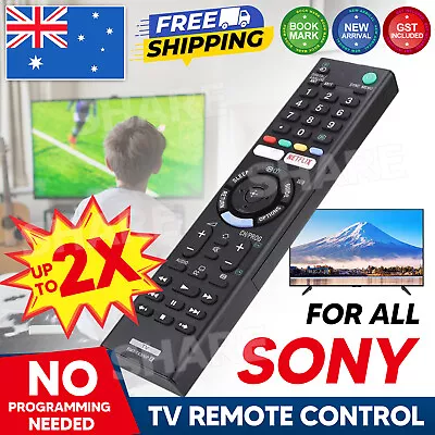 GENUINE SONY REMOTE CONTROL For ALL SONY TV NETFLIX Bravia 4k Ultra HD Smart AU • $15.85