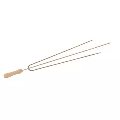 £56.94 • Buy Set Of 3 Stainless Steel Cypriot Barbecue Grill Souvlaki Kebab 3-Prong Skewers