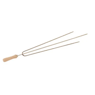 Set Of 3 Stainless Steel Cypriot Barbecue Grill Souvlaki Kebab 3-Prong Skewers • £56.94