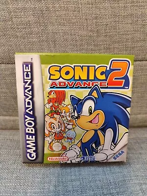 Sonic Advance 2 Nintendo Game Boy Advance GBA Original Box With Manual Used • £24.99