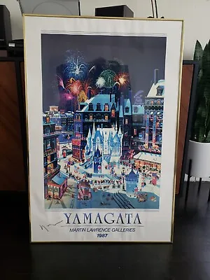 Hiro Yamagata Signed  Snow Castle 1986   Martin Lawrence Gallery Limited Print • $79.99