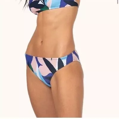 NWT Lively Multicolor The Floral Print Swim Retro Bikini Bottom Size Medium • $24.99