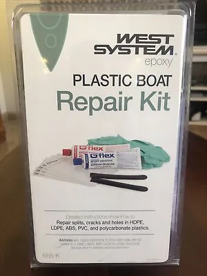 Canoe Kayak Plastic Repair Kit West Marine Epoxy Adhesive 655k G/Flex  • $45.99