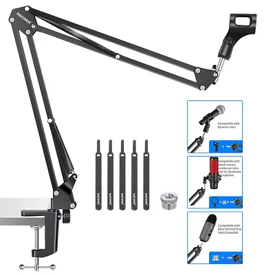 Neewer NW-35 Microphone Suspension Scissor Arm Stand For Blue Yeti Snowball • $23.99