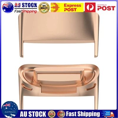 $7.29 • Buy 2pcs Watch Strap Adapters For Fitbit Charge 5 Band Connectors (Rose Gold)
