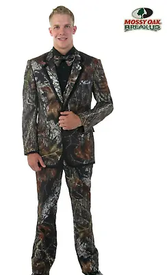 Adult Mossy Oak New Break-Up Alpine Camouflage Hunt Formal Tuxedo SIZE 2X  (NEW) • $119.99