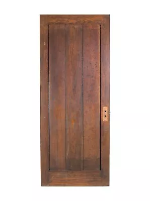 Vintage 3 Pane Solid Oak Passage Door 83 X 33.5 • $360