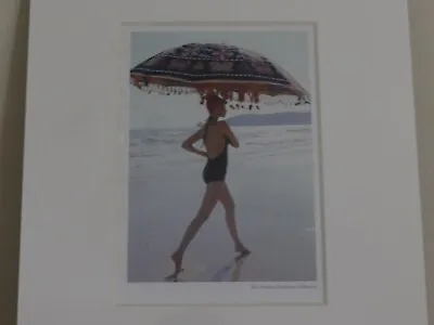 Beach Print Norman Parkinson Collection (IKEA) Lady With Beach Umbrella Photo • $38