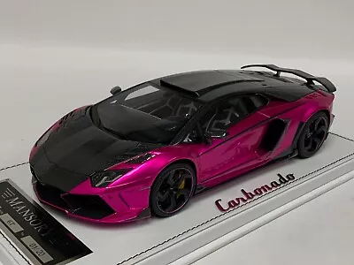 1/18 T&P Lamborghini Aventador Mansory Cabonado In Flash Pink  Model #01-20 #100 • $599.95