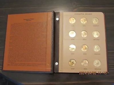 2000-2023 Sacagawea Complete Set 74 Coins (50 BU 24 Proof)  Dansco Album+'24 P/D • $375.97