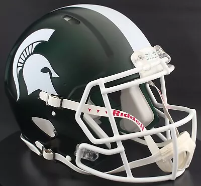 MICHIGAN STATE SPARTANS NCAA Riddell Speed Full Size REPLICA Football Helmet • $159.99