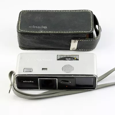 Minolta-16 P Subminiature Camera + Case & Wrist Strap • $19.99