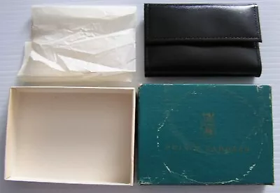 Prince Gardner Vintage Key Wallet ~ 6 Fob Holder ~ Black Leather Case ~ Org. Box • $14