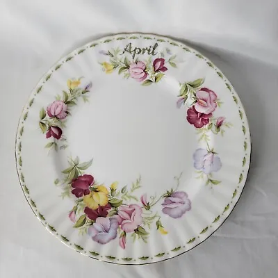 $12.50 • Buy Royal Albert April  Flower Of The Month Bone China 8  Tea Luncheon Plate