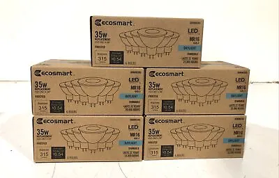 30 PACK Ecosmart 35W Equiv Daylight LED MR16 Bi Pin Light Bulb New • $40.49