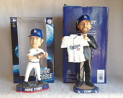 Matt Kemp DRAFT DAY JERSEY And Andre Ethier LEGENDS Dodgers Bobble Bobblehead • $170.95