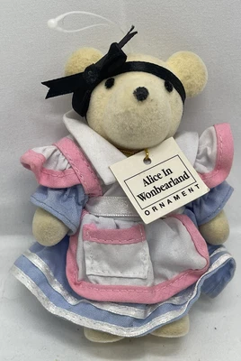 $15.57 • Buy Vintage Alice In Wonbearland Mini V.I.B. 1992 North American Bear 5  Ornament