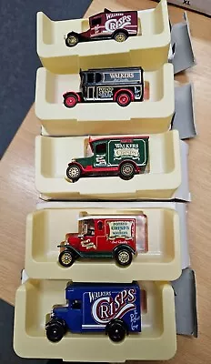 Walkers Crisps Lledo Model Vans Set • £7