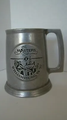 1992 The Masters Club Williamsburg VA Pewter Mug • $10.95