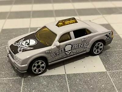 2002 Matchbox  Buried Treasure  Taxi Cab Gray Pirate Skull And Crossbones • $6.85