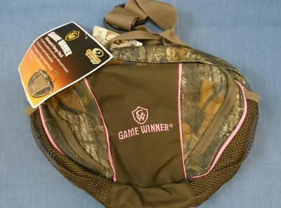 Camo Pink Travel Bag 2 Pockets Fanny Pack Pistol Hand Gun Holder Purse Storage • $14.99