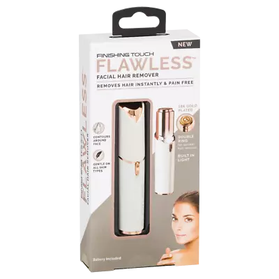 Finishing Touch Flawless Facial Hair Remover V2 Removes Hair Instantly Pain Free • $38.91