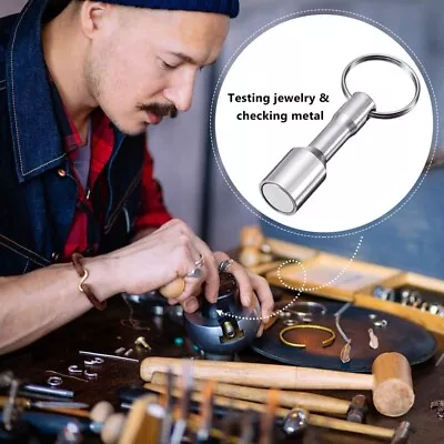 Portable Magnetic Key Ring Holder With Split Rings Convenient And Secure • $17.27